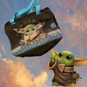 Star Wars Precious Cargo Baby Yoda Mandalorian Dufflebag USED